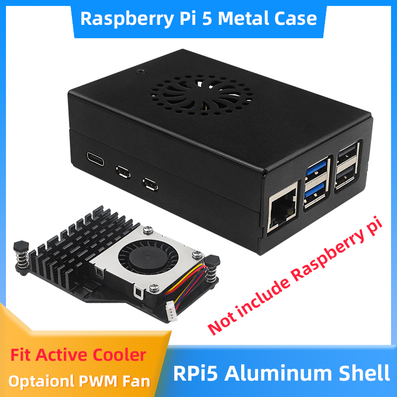 Pi 5 Case - Raspberry Pi 5 Obudowa ze stopu