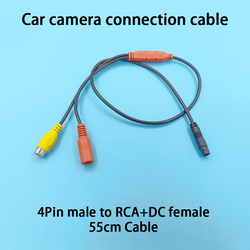 Pi Camera Cable - Kabel samochodowy 4-pinowy męski do RCA