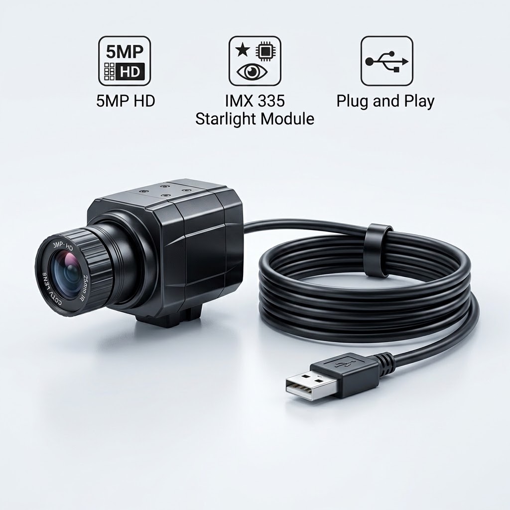 Kamera USB 5MP/1080P IMX335 z  – Pi Camera Cable recenzja i cena