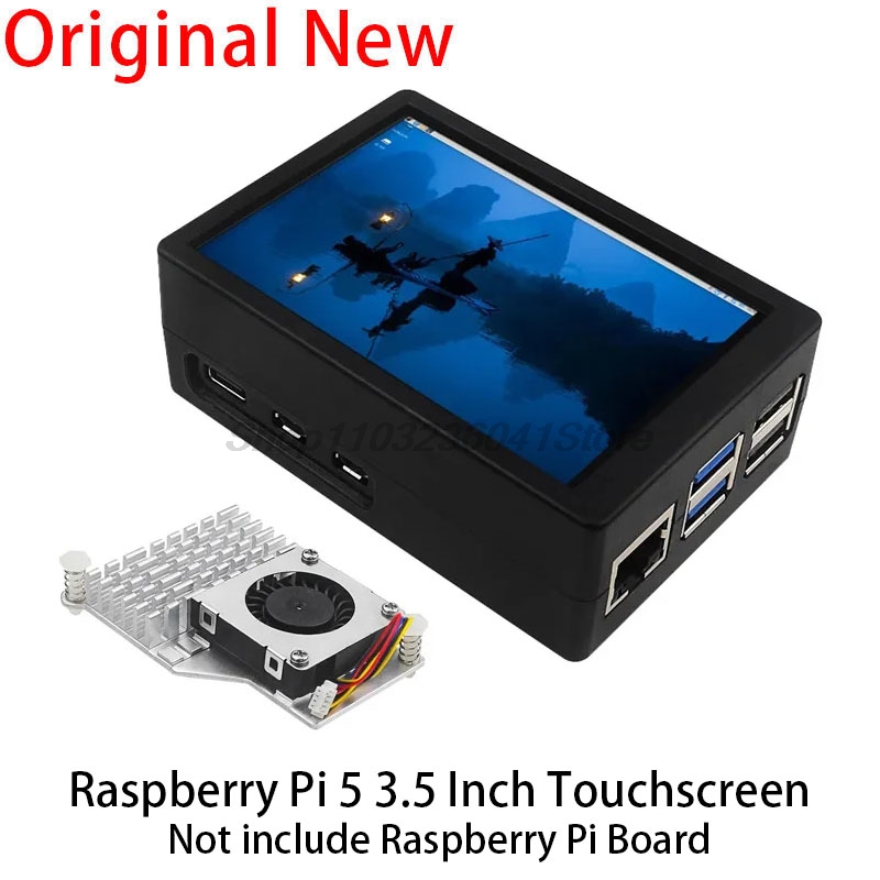 3,5-calowy ekran dotykowy Rasp – Pi 5 Case recenzja i cena