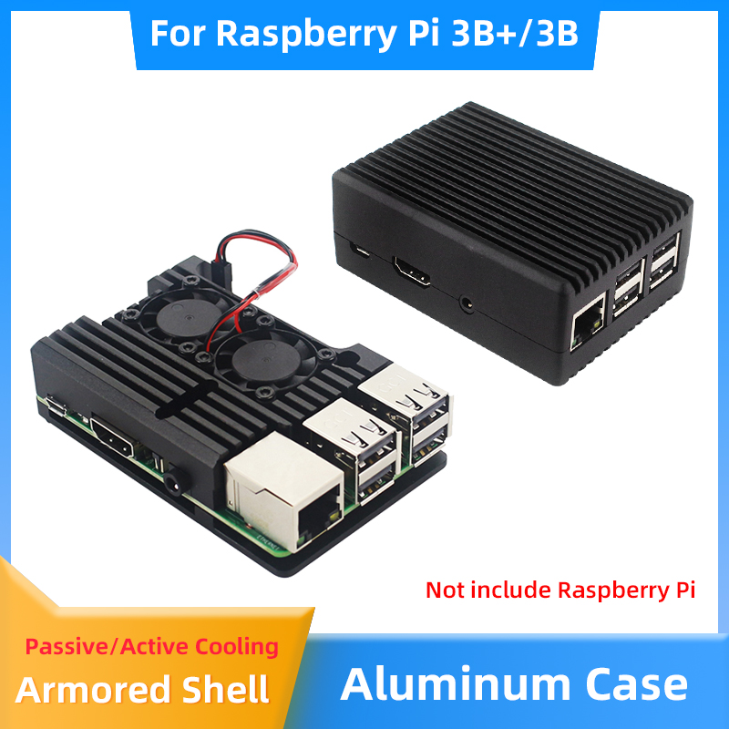 Raspberry Pi 3B+ 3B Aluminiowa – Pi Cooler recenzja i cena